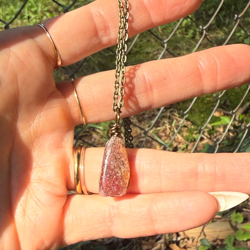 Strawberry Quartz Necklace
